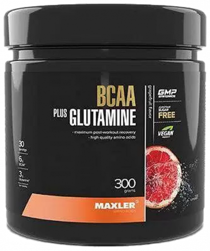 Maxler BCAA + Glutamine, 300 грамм