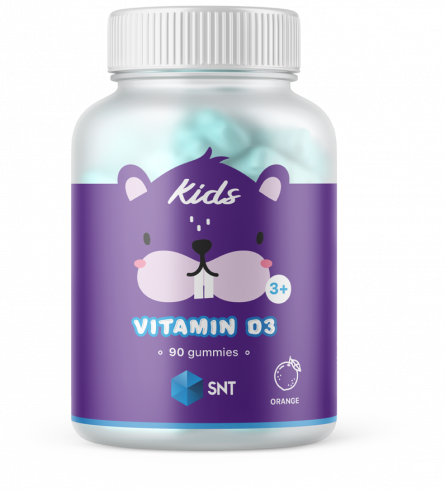 SNT Kids Vitamin D3, Витамин ДЗ кидс, 90 таблеток