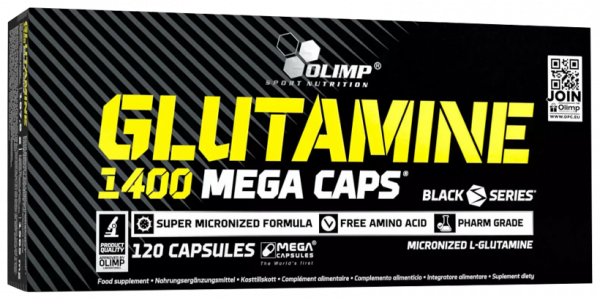 Olimp Sport Nutrition Glutamine 1400 Mega Caps, 120 капсул
