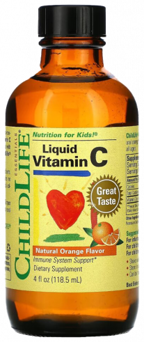 ChildLife Liquid Vitamin C, Жидкий витамин C, 118,5 мл